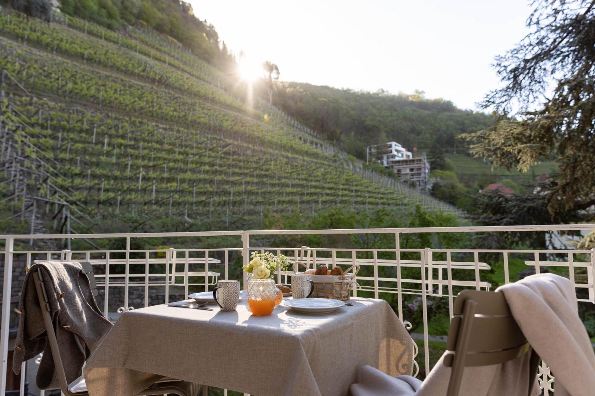 Der Ladurner Hof - Wohnen Am Weinberg Leilighet Merano Eksteriør bilde